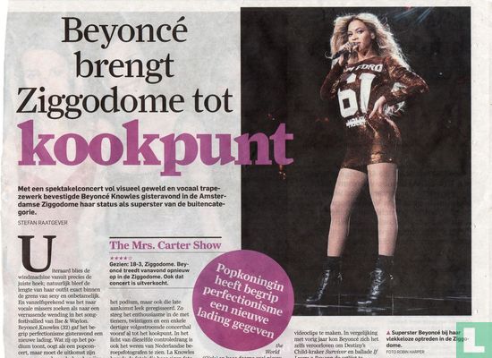 Beyoncé brengt Ziggodome tot kookpunt