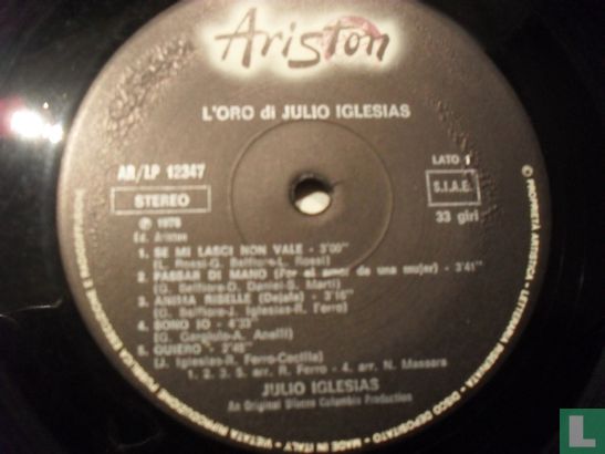 L'oro di Julio Iglesias - Afbeelding 3
