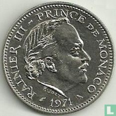 Monaco 5 francs 1971 - Image 1