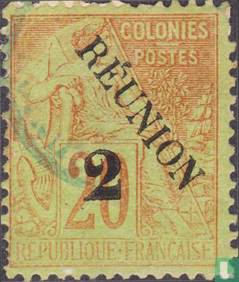 Type Dubois, with overprint - Image 1