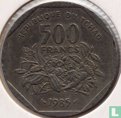 Tsjaad 500 francs 1985  - Afbeelding 1