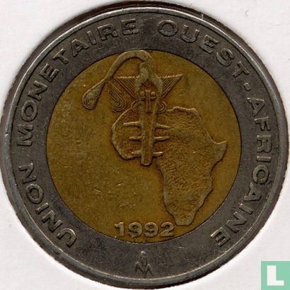 États d'Afrique de l'Ouest 250 francs 1992 - Image 1
