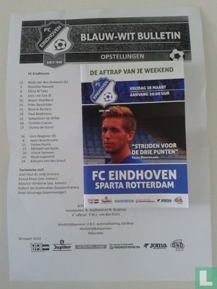 FC Eindhoven - Sparta Rotterdam