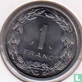 États d'Afrique équatoriale 1 franc 1969 - Image 2