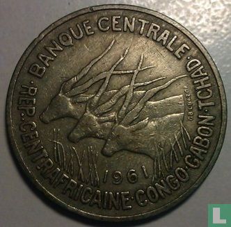 États d'Afrique équatoriale 50 francs 1961 - Image 1