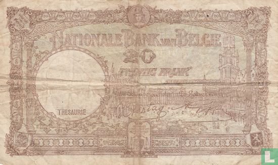 Belgium 20 francs (1941-43) - Image 2