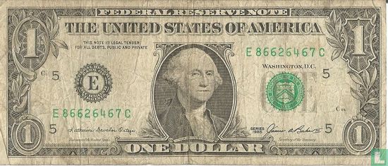 United States 1 dollar 1985 E - Image 1