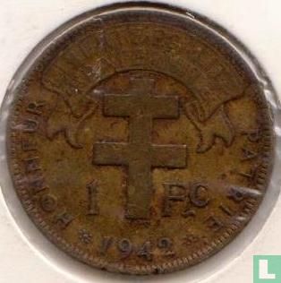 Afrique équatoriale française 1 franc 1942 - Image 1