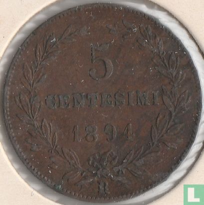Saint-Marin 5 centesimi 1894 - Image 1