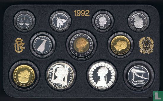 Italy mint set 1992 (PROOF) - Image 2