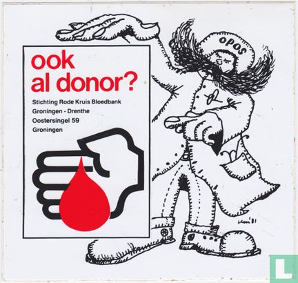 ook al donor? / opos  / Oostersingel 59