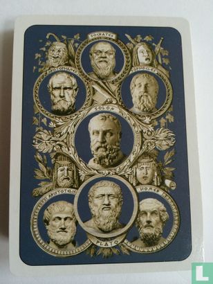 Greek Philosophers 54 Playing Cards plastic coated - Image 3
