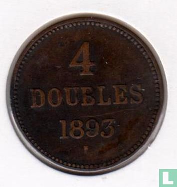 Guernsey 4 Double 1893  - Bild 1