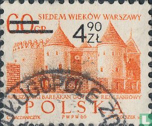 700 jaar Warschau (Opdruk)