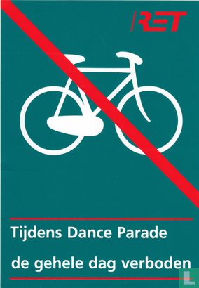Tijdens Dance Parade de gehele dag verboden