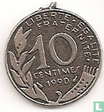 Frankrijk 10 Centimes 1990 Replica - Image 1