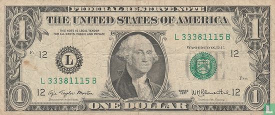 United States 1 dollar 1977 L - Image 1