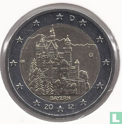 Germany 2 euro 2012 (G) "Neuschwanstein Castle - Bavaria" - Image 1