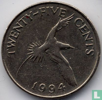 Bermuda 25 cents 1994 - Image 1