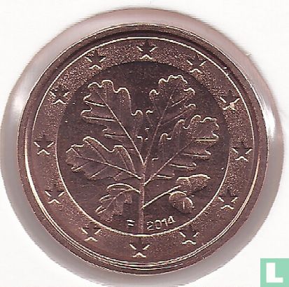 Duitsland 1 cent 2014 (F) - Afbeelding 1