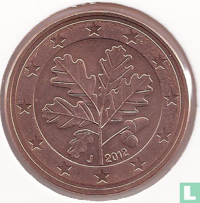 Allemagne 5 cent 2012 (J) - Image 1