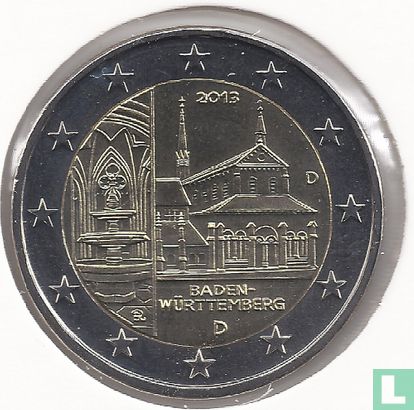 Duitsland 2 euro 2013 (D) "Baden - Württemberg" - Afbeelding 1