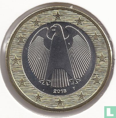 Allemagne 1 euro 2013 (F) - Image 1