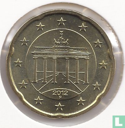 Duitsland 20 cent 2012 (F) - Afbeelding 1
