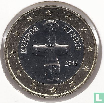 Cyprus 1 euro 2012 - Afbeelding 1