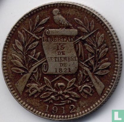Guatemala 1 real 1912 - Afbeelding 1