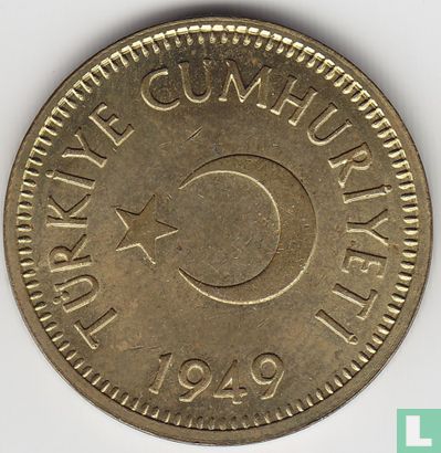 Turkey 25 kurus 1949 - Image 1