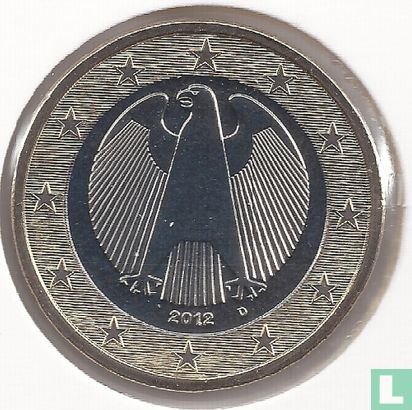 Allemagne 1 euro 2012 (D) - Image 1
