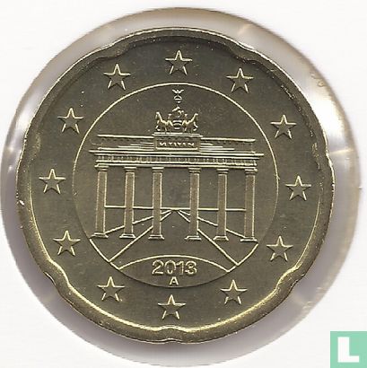 Allemagne 20 cent 2013 (A) - Image 1