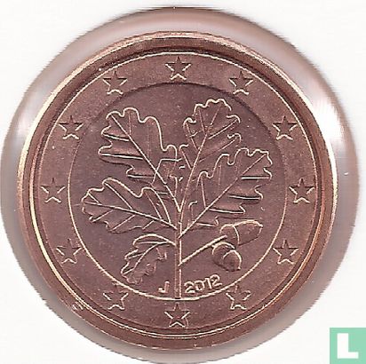 Allemagne 1 cent 2012 (J) - Image 1