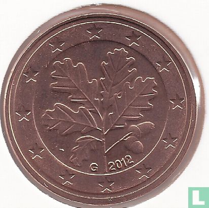 Allemagne 5 cent 2012 (G) - Image 1