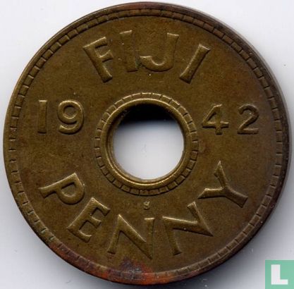 Fiji 1 penny 1942 - Image 1