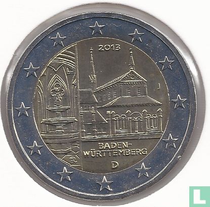 Duitsland 2 euro 2013 (J) "Baden - Württemberg" - Afbeelding 1