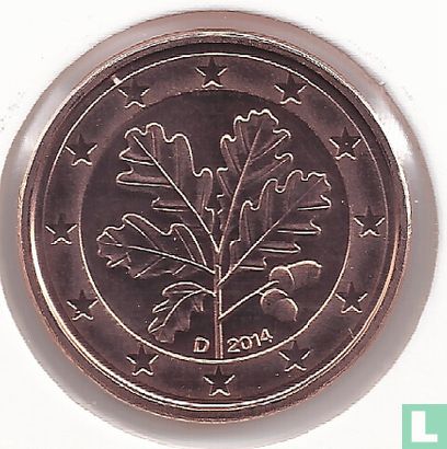 Duitsland 1 cent 2014 (D) - Afbeelding 1