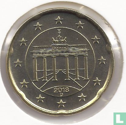 Allemagne 20 cent 2013 (D) - Image 1
