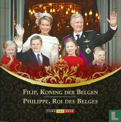 Belgium mint set 2014 "Filip Koning Der Belgen" - Image 1