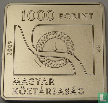 Hungary 1000 forint 2009 "150th anniversary of the birth of Donát Bánki" - Image 1