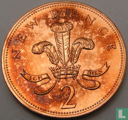 Royaume-Uni 2 new pence 1974 (BE) - Image 2