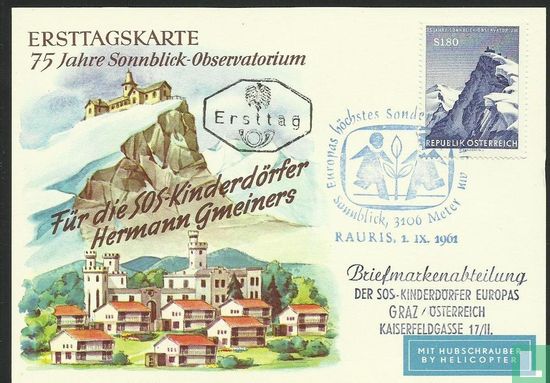 Sonnblick observatorium 75 jaar  - Afbeelding 1