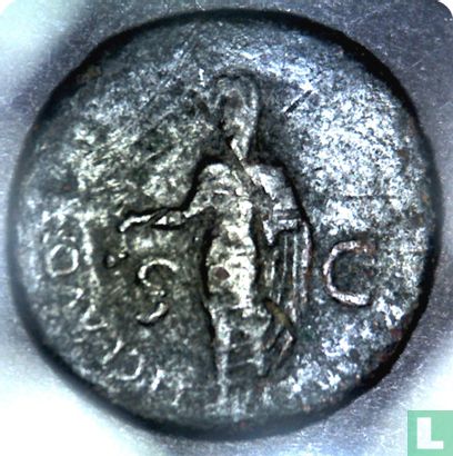 Empire romain 1 dupondius ND (41-50) - Image 2