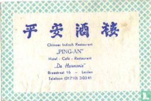 Chinees Indisch Restaurant Ping-An