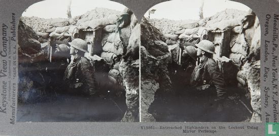 Entrenched Highlanders on the lookout using mirror perioscope - Image 1