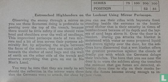 Entrenched Highlanders on the lookout using mirror perioscope - Image 3