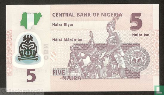 Nigeria 5 Naira  - Afbeelding 2