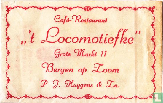 Café Restaurant " 't Locomotiefke" - Afbeelding 1