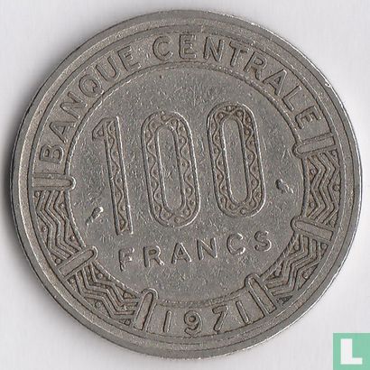 Tchad 100 francs 1971 - Image 1
